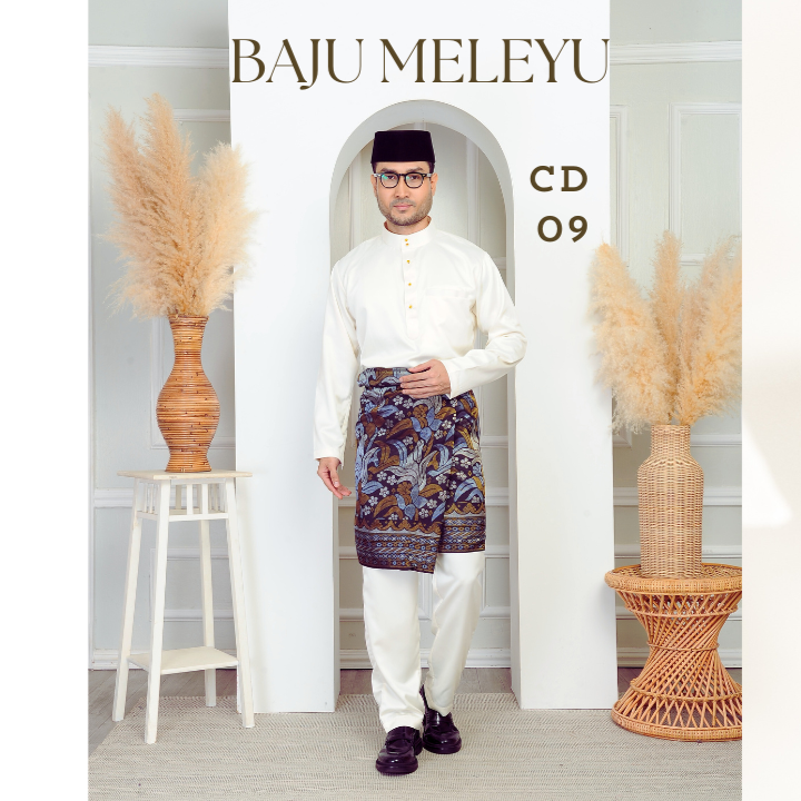 Baju Melayu Nikah Lelaki (Off-White Color)