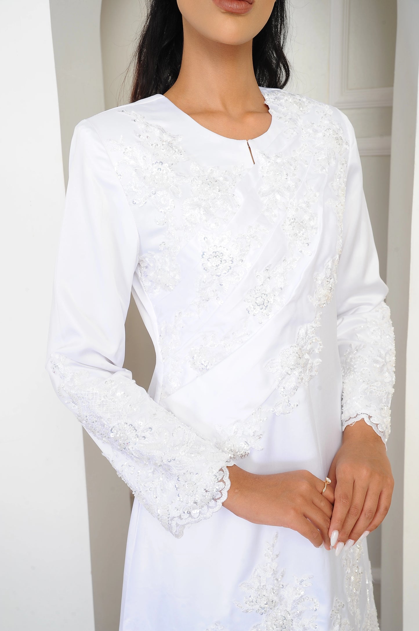 Baju Kurung (White Color)