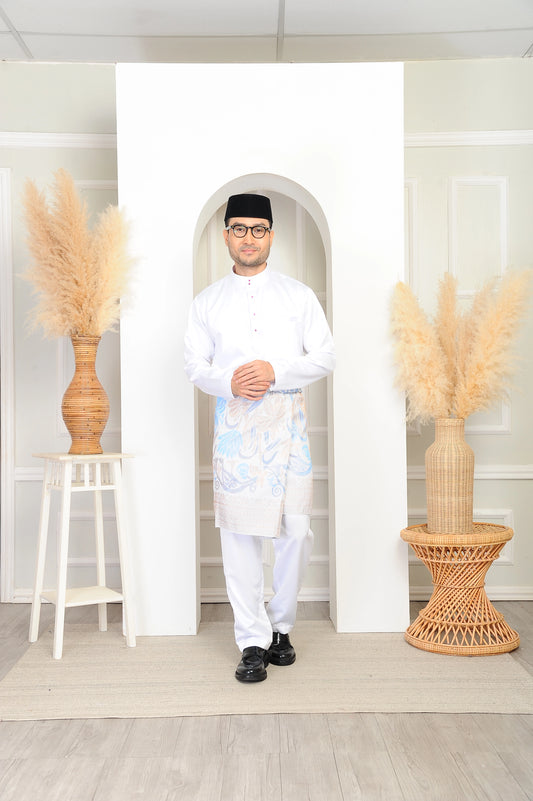 Baju Melayu Nikah Lelaki (White Color)