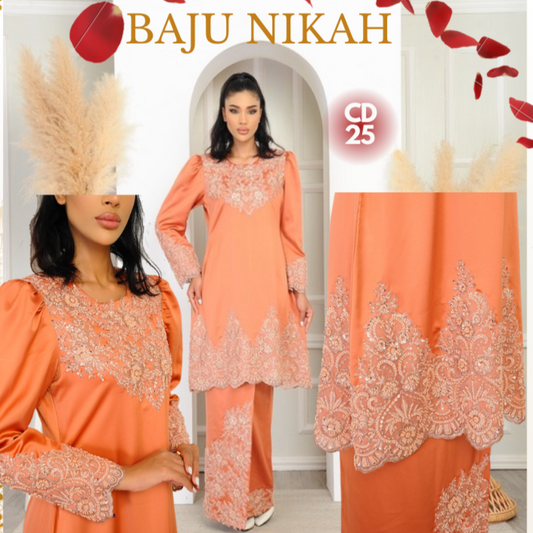 Baju Kurung (Orange Bricks Color)