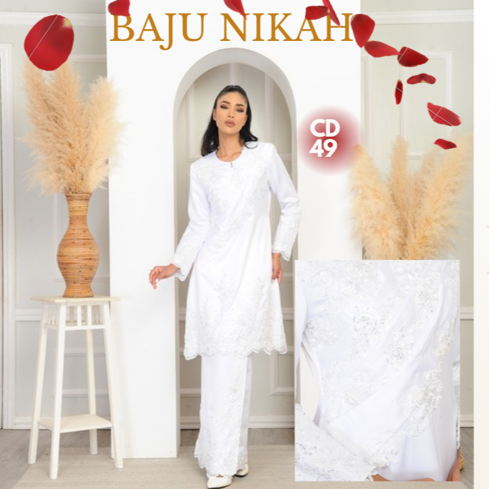 Baju Kurung (White Color)