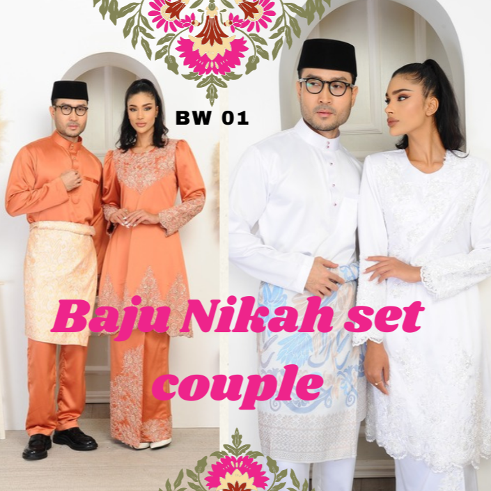 BAJU NIKAH couple set