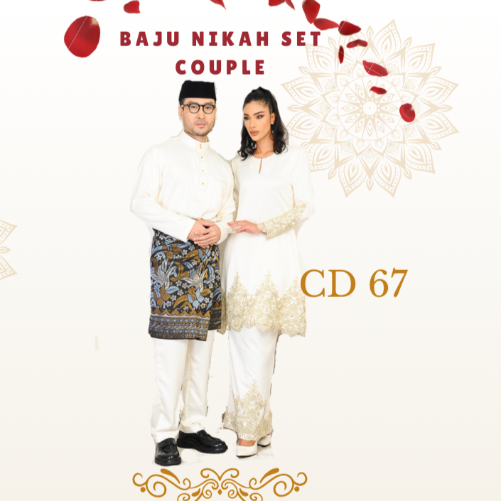 BAJU NIKAH couple set