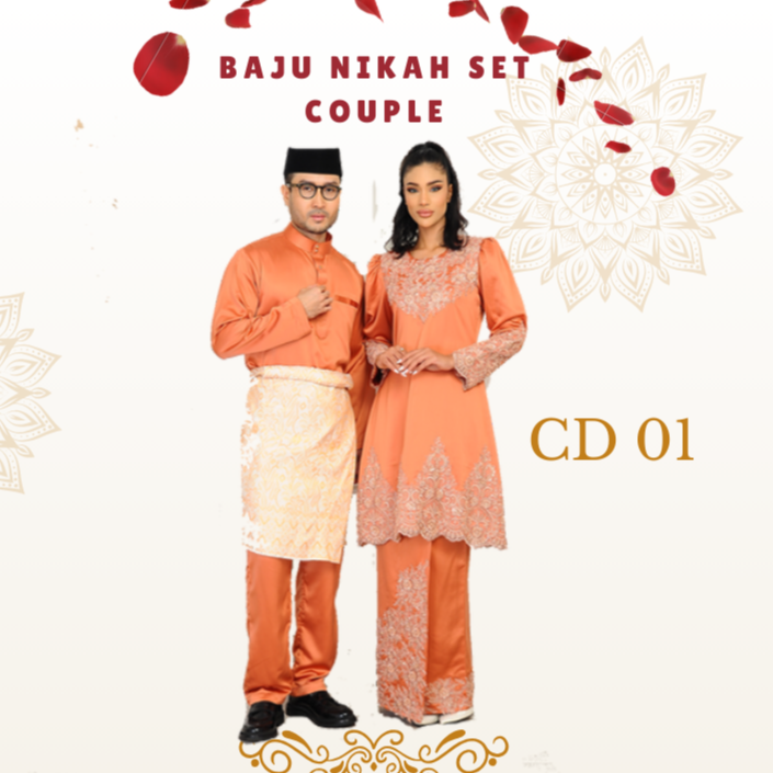 BAJU NIKAH couple set